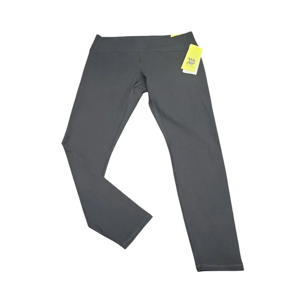 Girls' Pull On Leggings - All in Motion Black Size X-Large 14